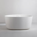 Niagara (Oval) 118 Freestanding Designer Solid Sufaces Oval Bathtub Niagara系列1米1鵝蛋型人造石設計師獨立式蝸居浴缸採用設計溢水設計