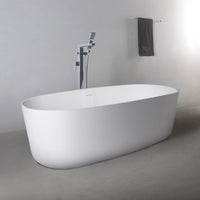 Niagara (Oval) 168 Freestanding Solid Surfaces Oval Bathtub Niagara系列1米6鵝蛋型人造石獨立式大浴缸採用特別溢水設計