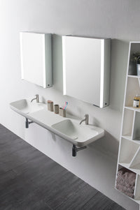 Niagara Wm 150DB Solid Surfaces Overcounter Washbasin Niagara系列1米5膚感人造石台上洗手盆