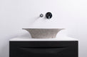 PRATO 60 Designer Round Concrete Overcounter Washbasin PRATO系列60CM圓型水泥設計師檯上式臉盆採用特別溢水設計