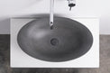 PRATO 60 Designer Round Concrete Overcounter Washbasin PRATO系列60CM圓型水泥設計師檯上式臉盆採用特別溢水設計