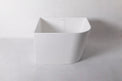 Siena 90R Freestanding Designer Quarter Solid Surfaces Corner Bathtub Siena系列90厘米矩型人造石設計師獨立角落式蝸居浴缸採用特別溢水設計