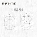 INFINITE | PARIS Toilet Seat | MDF